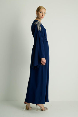 Deluxe Dress — Navy Blue