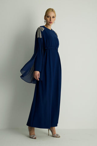 Deluxe Dress — Navy Blue