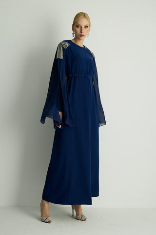 Deluxe Dress — Navy Blue
