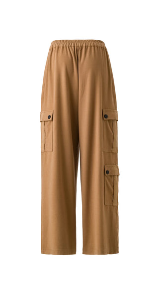 Dalton Cashmere-Blend Cargo Pants – Camel