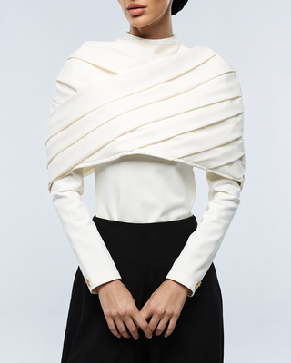 Khorshid Cape and Bodysuit - White