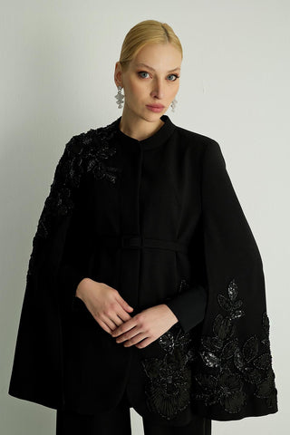 Pure Cape Jacket – Black
