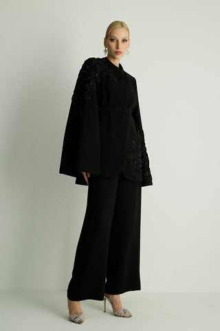 Pure Cape Jacket – Black