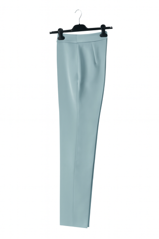 Embellished Asymmetric Tunic & Pants Set – Mint