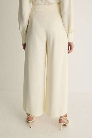 Oriana Tailored Trousers – Ecru