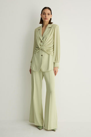 Nadia Tailored Trousers – Pastel Green
