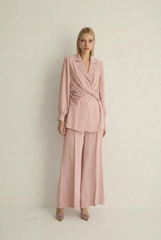 Nadia Tailored Trousers – Pudra
