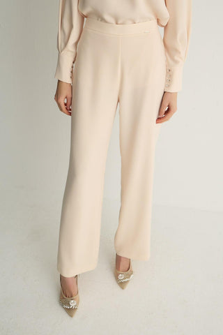 Pure Tailored Trousers – Vanilla