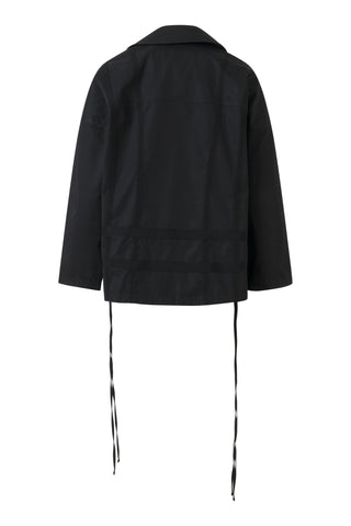 Margo Oversize Organic Cotton Jacket – Black