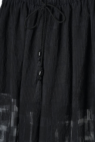 Violaine Pants Transparent Checkered Texture