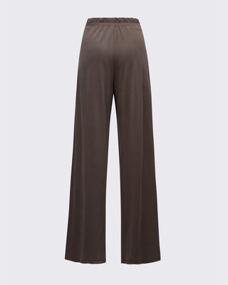 Kruvaze Görünümlü Modal Pantolon-Mocha