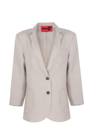 Boyfriend Linen Jacket