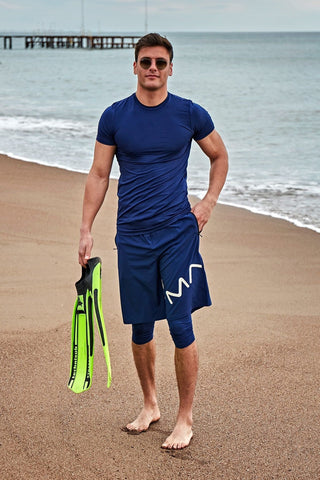 Navy Men's Shorts S2406