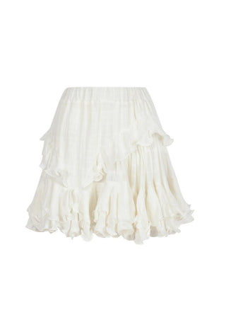 Cordelia Ruffled Skirt - Premium Cotton