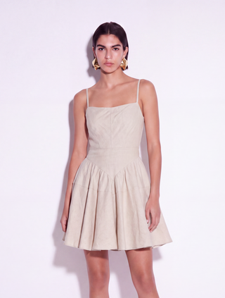Aleyna Short Linen Dress - Summer Collection