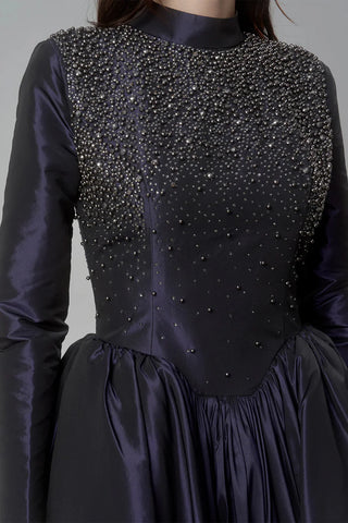 Embellished Princess Ball Gown – Navy
