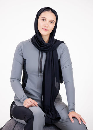 Sheilah Performance Hijab - Black