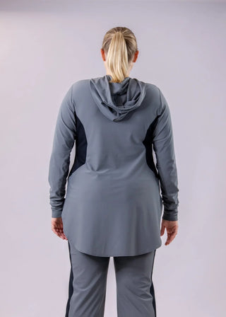 Anna Hooded Performance Tunic - Mindful / Noir