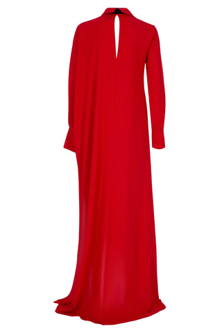 Jeniadeniz Asymmetric Shirt Dress -  Coral Red