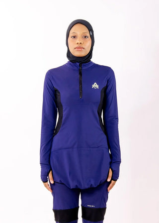 Ayana Performance Tunic - Indigo Ink / Noir