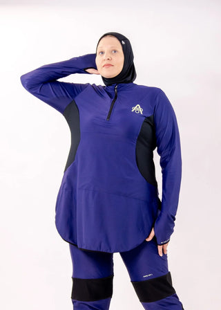 Ayana Performance Tunic - Indigo Ink / Noir