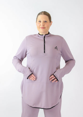 Ayana Performance Tunic - Mysterious Mauve