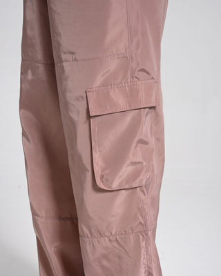 Beli Lastikli Kargo Pantolon - Pembe