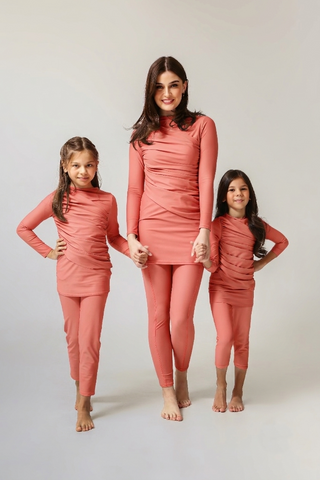 Diana Kids Two Piece Swimwear - Coral