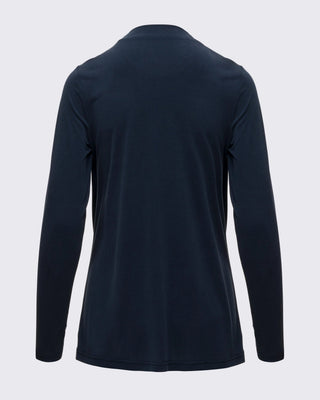 Drape Detaylı Modal Tunik - Lacivert