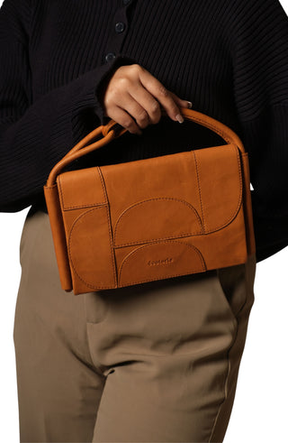 Ecotorie - Martha Cognac Crossbody