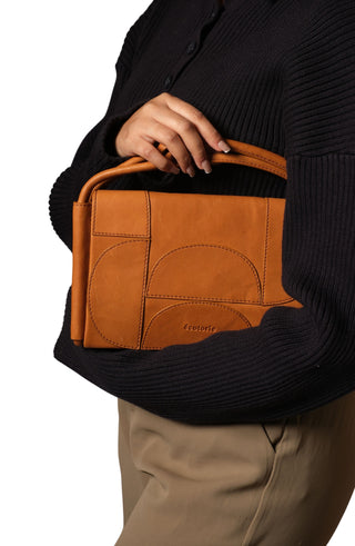 Ecotorie - Martha Cognac Crossbody
