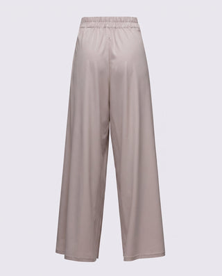 Etek Görünümlü Bol Paça Pantolon - Vizon