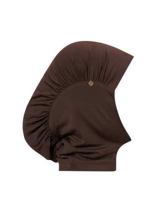 Shell Bonnet – Chocolate Brown