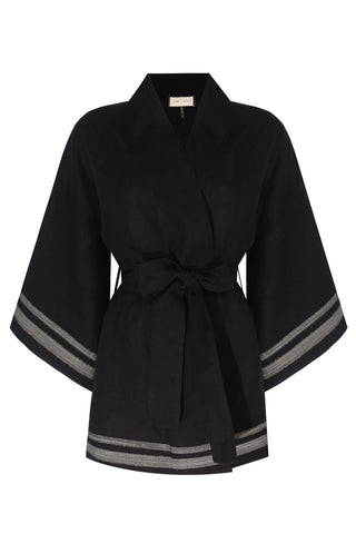 Quinn 100% Linen Kimono