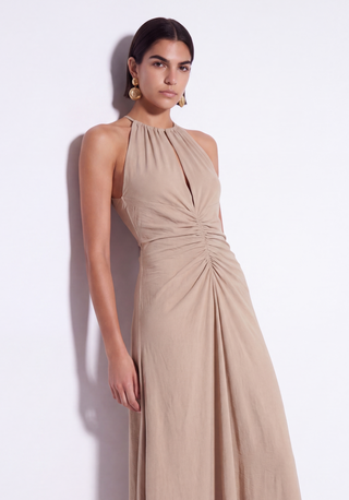Neutral Edit Flowing Maxi Dress