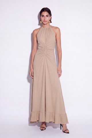 Neutral Edit Flowing Maxi Dress
