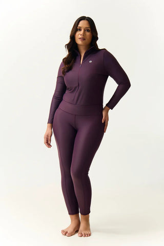 Amal Bodysuit - Plum