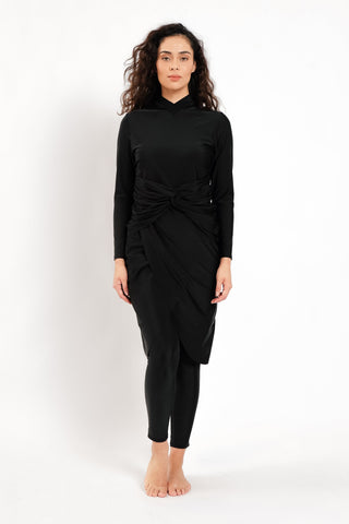Alba Swim Dress - Black