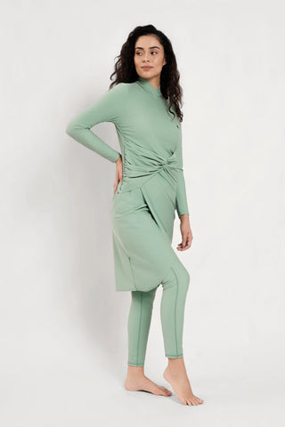 Alba Swim Dress - Sage