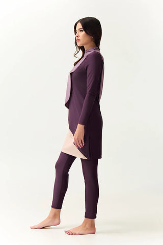 Cape Swim Dress - Dusk