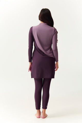 Cape Swim Dress - Dusk
