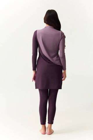 Cape Swim Dress - Dusk