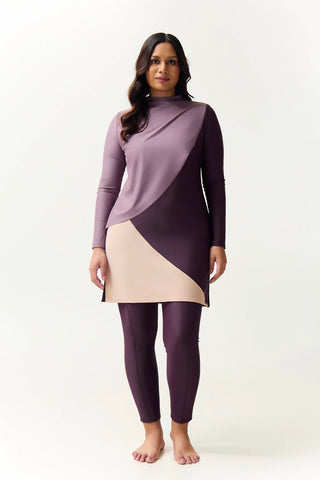 Cape Swim Dress - Dusk