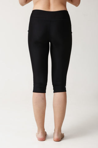 Capri Swim Tights - Black