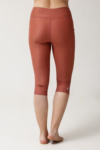 Capri Swim Tights - Clay