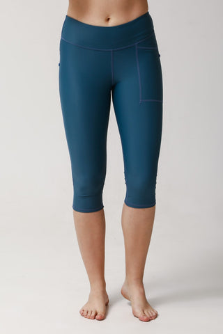 Capri Swim Tights - Wave