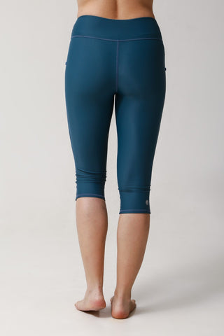 Capri Swim Tights - Wave