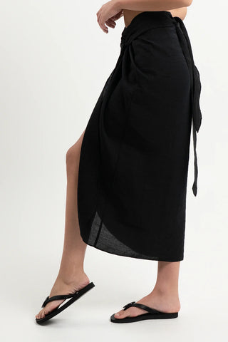 Clea Multi-Way Sarong – Black