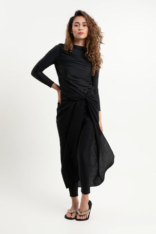 Clea Multi-Way Sarong – Black