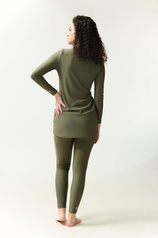 Diana Swim Dress - Olive